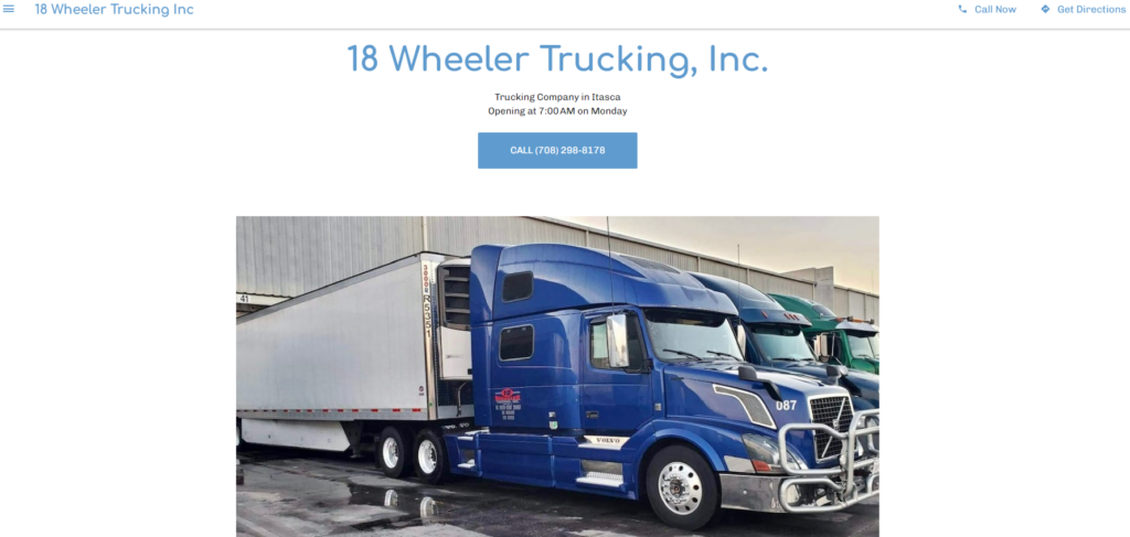 18 Wheeler Trucking Inc